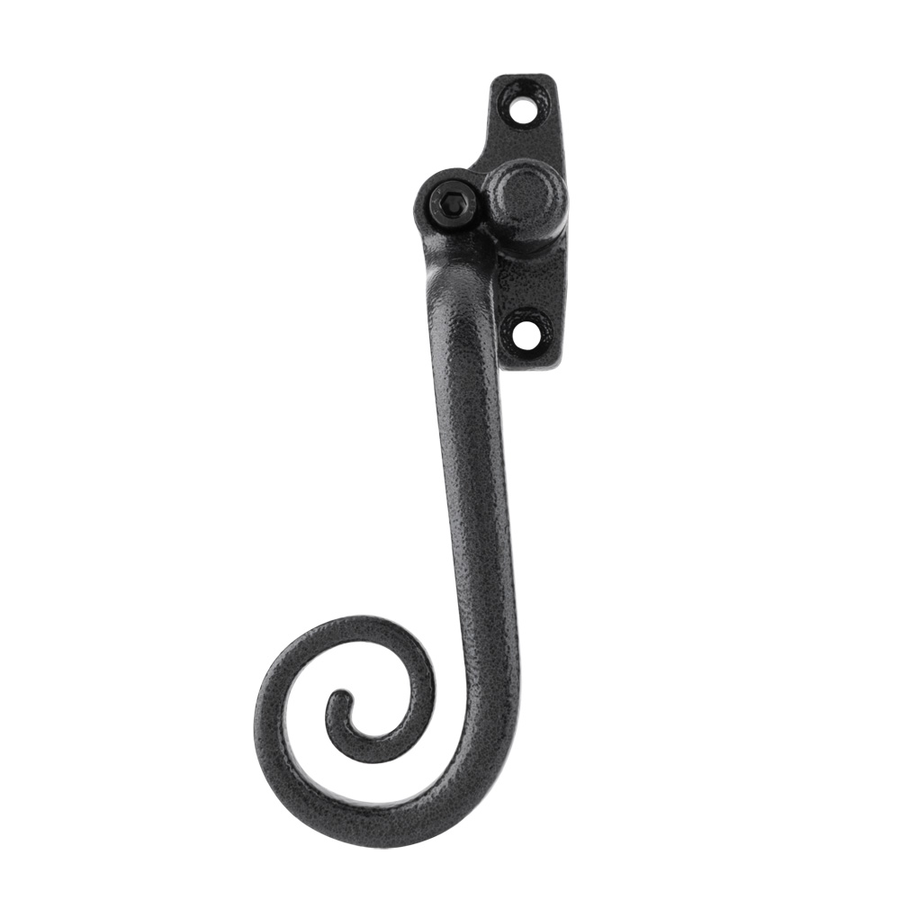 Timber Series Monkey Tail Espag Window Handle - (Hex Locking) - (Left Hand) - Antique Black